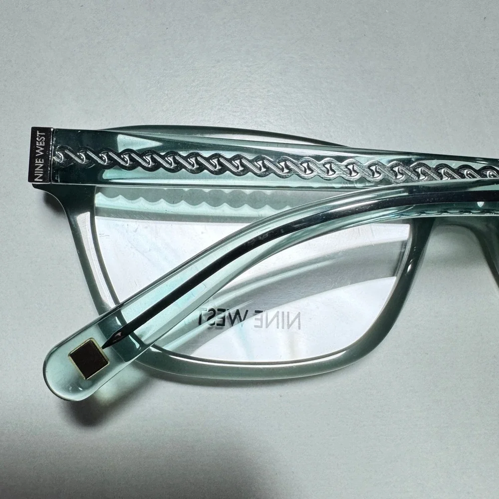 Nine West NW5086 418 Teal Green Cat Eye Eyeglasses Frames 52-16-135